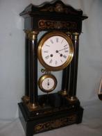 Pendule portique - Japy Freres Louis Philippe Hout Messing, Antiquités & Art