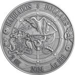 Barbados. 5 Dollars 2024 Oxford - Captains of Fortune -