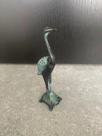 onbekend - Figure - Kraanvogel op schildpad - Bronze, Antiek en Kunst