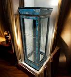 Vitrinekast - Veneziana Art Deco - Foglia Oro - Glas, Goud,