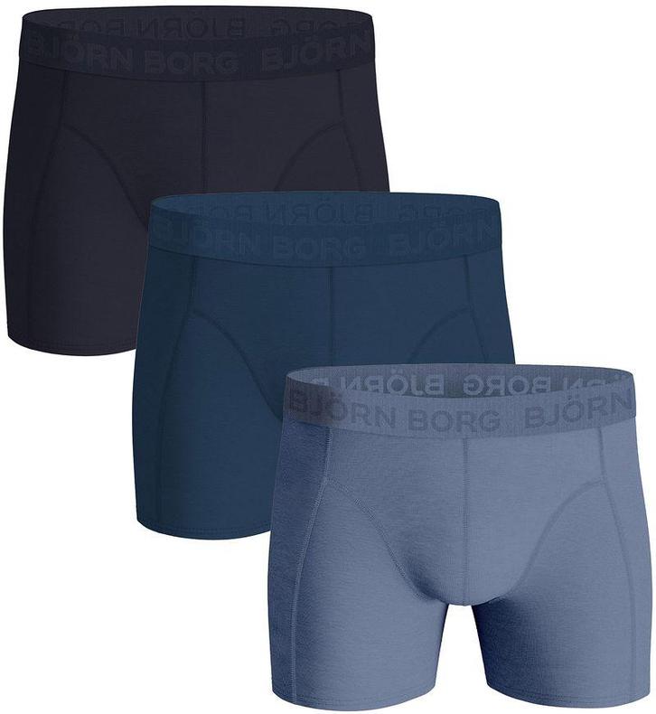 Bjorn Borg Boxers 3Pack Stretch Blauw maat S Heren, Kleding | Heren, Ondergoed, Boxer, Verzenden