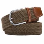 Fako Fashion® - Elastische Riem - Canvas - Gevlochten -, Kleding | Dames, Riemen en Ceinturen, Verzenden, Nieuw