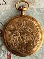 Antique Pocket Watch - Swiss Guilloché Dial – Engraved Case