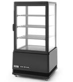 Koelvitrine | 68L | Zwart | +2°C/+6°C | 4 Niveaus |, Zakelijke goederen, Verzenden, Nieuw in verpakking