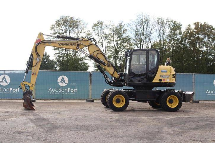 Veiling: Wielgraafmachine Yanmar B110W Diesel 85kW 2018, Zakelijke goederen, Machines en Bouw | Kranen en Graafmachines, Ophalen