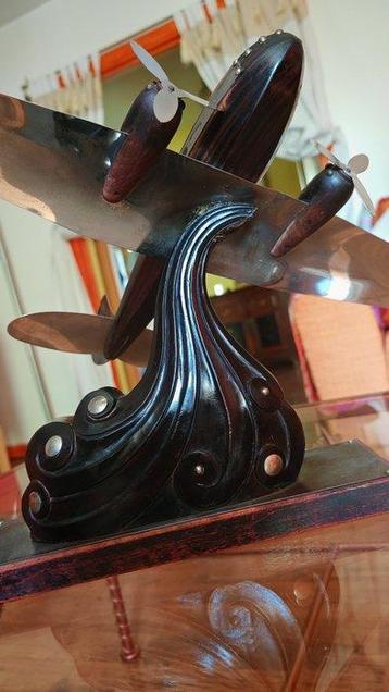 Oorlogsvliegtuig - Maquette d’avion Art Deco beschikbaar voor biedingen