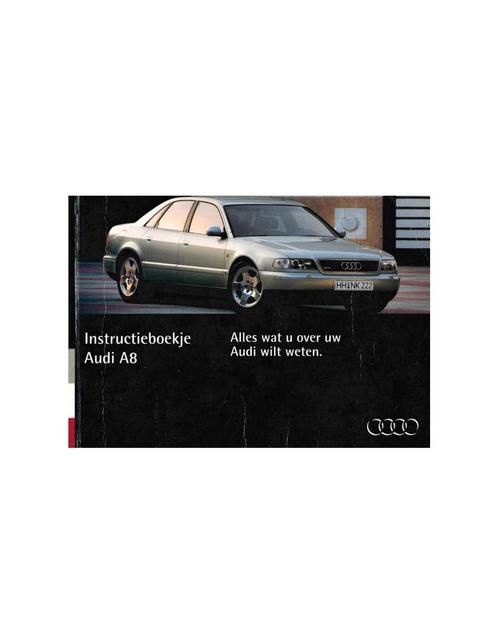 1994 AUDI A8 INSTRUCTIEBOEKJE NEDERLANDS, Autos : Divers, Modes d'emploi & Notices d'utilisation, Enlèvement ou Envoi