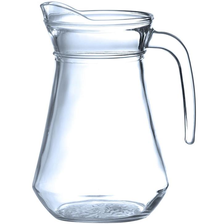 Karaf | Glas | 1.3L | Open | Per Stuk | Ø103x210(h)mm HENDI, Zakelijke goederen, Horeca | Keukenapparatuur, Nieuw in verpakking