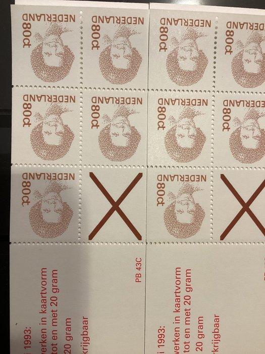 Nederland - Postzegelboekjes kaftrecontructies 43 c en 3a ,, Postzegels en Munten, Postzegels | Nederland