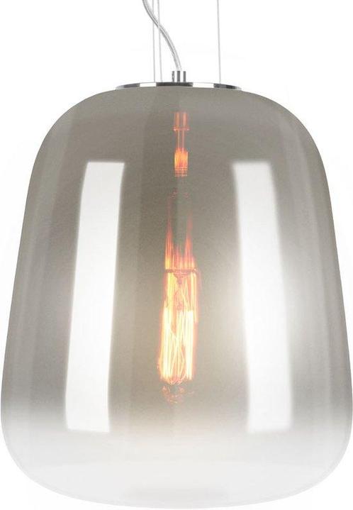 Tweedekans | Leitmotiv - Hanglamp Cone - Rookgrijs, Huis en Inrichting, Lampen | Hanglampen, Ophalen of Verzenden