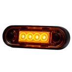LED markeerlicht voor vlakke montage en buismontage ORANJE, Auto-onderdelen, Ophalen of Verzenden, Nieuw