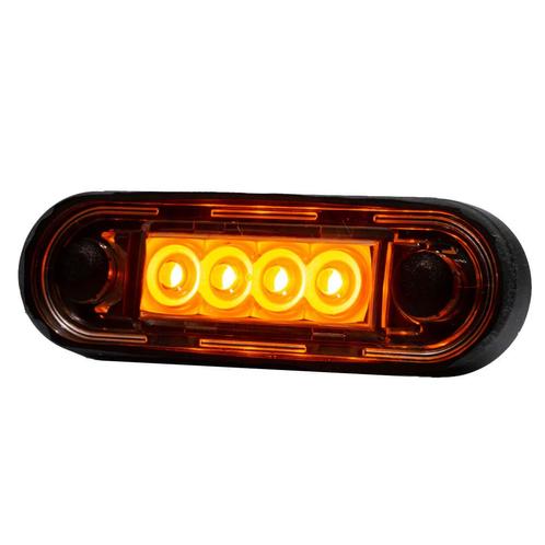 LED markeerlicht voor vlakke montage en buismontage ORANJE, Auto-onderdelen, Verlichting, Nieuw, Ophalen of Verzenden