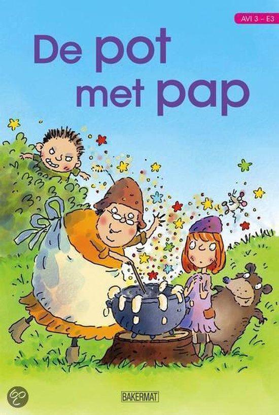 Avi 3 de pot met pap 9789054619925 Gebroeders Grimm, Boeken, Kinderboeken | Jeugd | onder 10 jaar, Gelezen, Verzenden