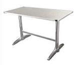Table Rectangulaire Inox | Pieds Aluminium | 1200x600x720(h)