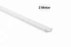 LED Profiel 2 meter - Inbouw 7mm DESIGN Z - WIT, Verzenden