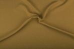 Terlenka camel bruin - Polyester stof 10m op rol - ACTIE, 200 cm of meer, Nieuw, Polyester, Ophalen of Verzenden