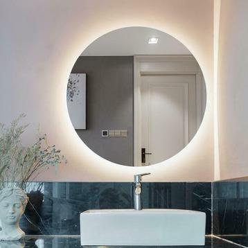 AKTIE: Badkamerspiegel Fenomé Rond met LED Verlichting Warm beschikbaar voor biedingen