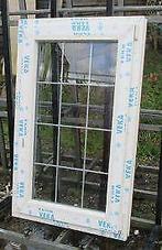pvc raam , chassis 72 x 116 wit / lichte eik, Doe-het-zelf en Bouw, Kunststof, Minder dan 75 cm, Raamkozijn, Nieuw