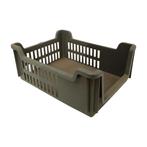 Magazijnbak met grijpopening 400x300x160 mm PP5 grijs, Ophalen of Verzenden