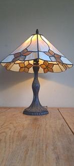 Tafellamp - Glas in lood., Antiek en Kunst