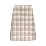 Due Amanti • beige tweed rok • 5 (44), Kleding | Dames, Verzenden, Beige, Maat 42/44 (L), Nieuw