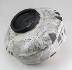 Max Modolo - Bol - Shiro Raku Hira Chawan - Grès, smalti., Antiek en Kunst