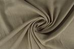 10 meter linnen viscose - Zilvergrijs, Verzenden, 120 cm of meer, Nieuw, 200 cm of meer