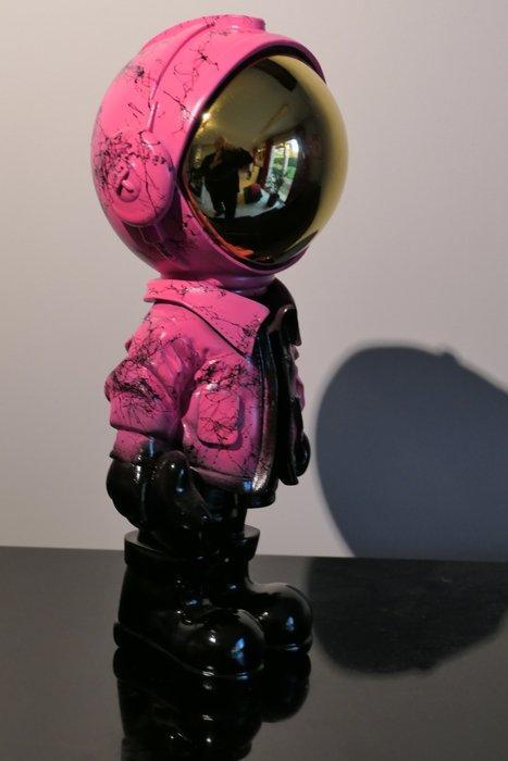 RichART - Astronaute version pop (noir / rose), Antiek en Kunst, Kunst | Designobjecten