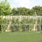 vidaXL Hondenhok 2 pcs Zilver 4 x 2 x 2 m Gegalvaniseerd, Verzenden