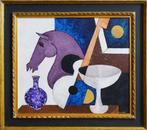 Bruno Landi (1941) - Composizione, Antiek en Kunst, Kunst | Schilderijen | Modern