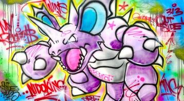 Outside313 - Nidoking - PoKemon Go series