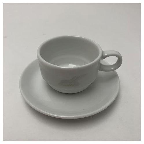 Bieden: CRN Chrome Ceramic Coffee Cup with Saucer for Marin, Huis en Inrichting, Keuken | Servies, Ophalen of Verzenden