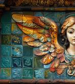 CAMILART.ES_(2002) - ANDALUSIAN TILES ANGEL PRAYING #11