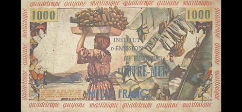 Antilles françaises. - 10 Nouveaux Francs sur 1000 Francs -, Postzegels en Munten, Munten | Nederland