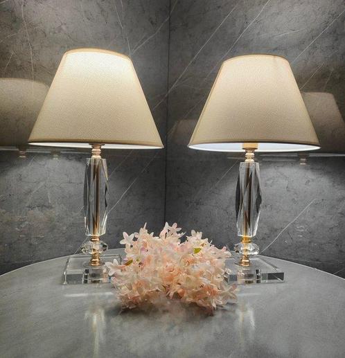 Artelight - Lampe de table (2) - classique - Cristal, Huis en Inrichting, Overige Huis en Inrichting