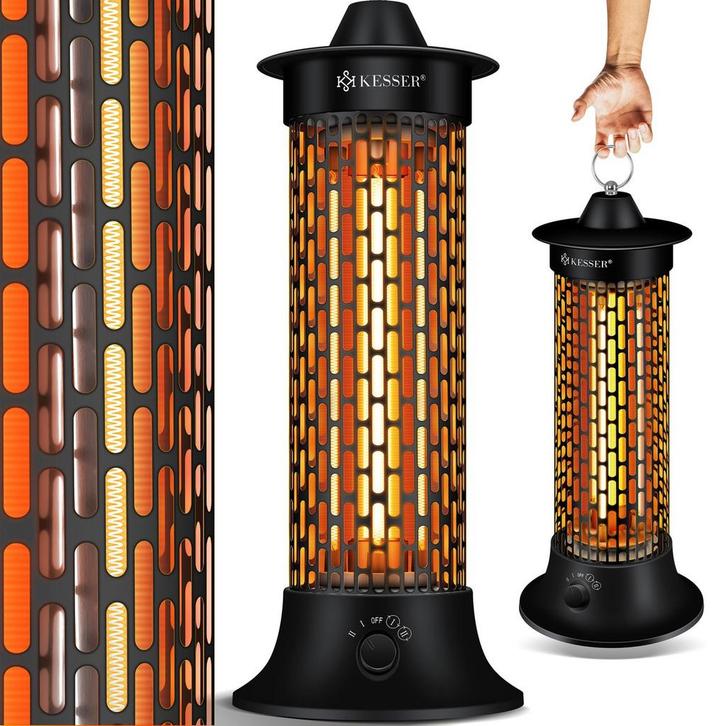 KESSER® Elektrische Kachel 1200W Terrasverwarmer Energiezuin, Huis en Inrichting, Woonaccessoires | Overige, Verzenden