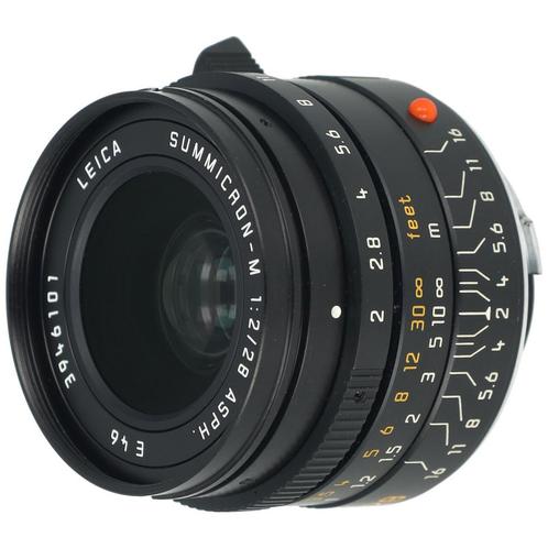 Leica 11604 Summicron-M 28mm F/2 ASPH. occasion, Audio, Tv en Foto, Foto | Lenzen en Objectieven, Zo goed als nieuw, Verzenden