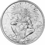 Verenigde Staten. Silver medal (ND) Aztec God of Death,, Timbres & Monnaies
