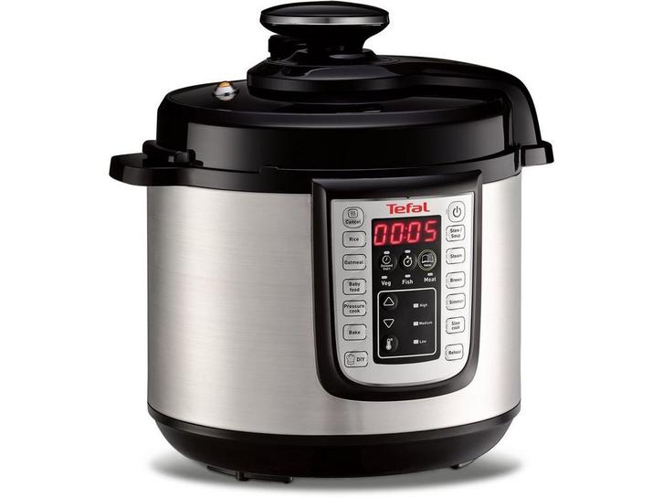Tefal All-in-One CY505E - Slowcooker Multicooker Snelkookpan, Elektronische apparatuur, Rijstkokers, Zo goed als nieuw, Verzenden