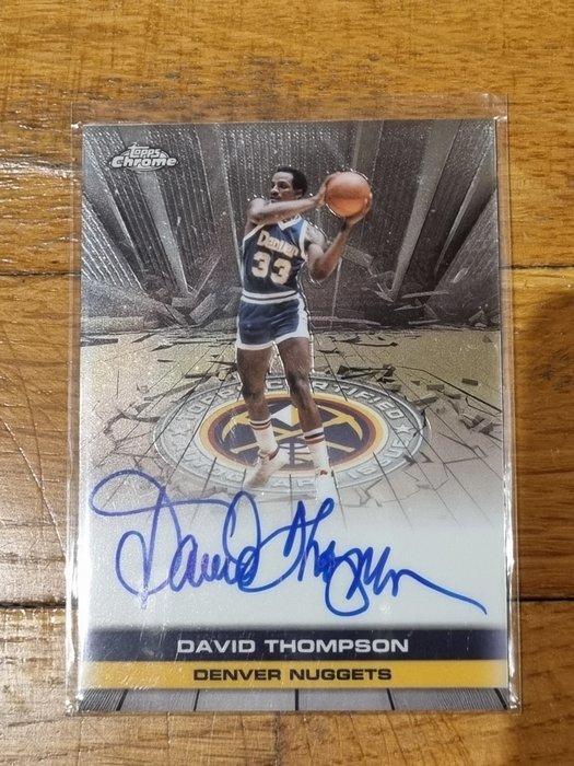 2024/25 Topps Topps Chrome David Thompson Gesigneerde kaart,, Collections, Autocollants