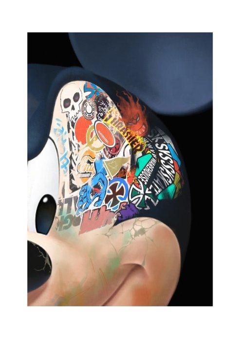 Stefano Petris - bad girl in Disneyland, Antiek en Kunst, Kunst | Schilderijen | Modern