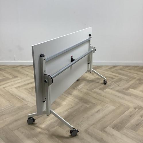 Tweedehands Vepa Verrijdbare klaptafel,  180x80 cm, wit, Huis en Inrichting, Tafelonderdelen, Gebruikt