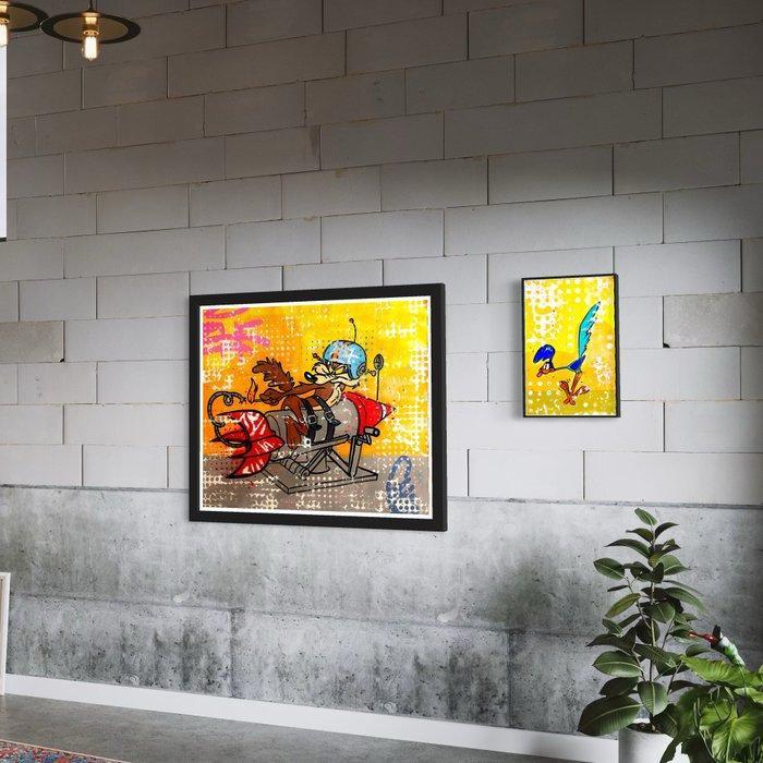Moabit - Wile E. Coyote and the Road Runner X The, Antiek en Kunst, Kunst | Schilderijen | Modern