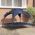 vidaXL Verhoogd Hondenbed met Verwijderbaar Dak Marineblauw, Verzenden, Nieuw