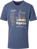 Casa Moda T-shirt Met Long Beach Print 954438800-132 Blauw, Verzenden, Nieuw