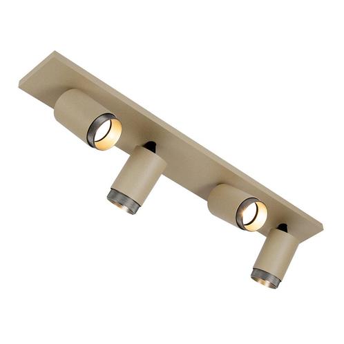 Spots opbouw Scott 4 Opbouwspot Champagne Binnenverlichting, Huis en Inrichting, Lampen | Overige, Verzenden