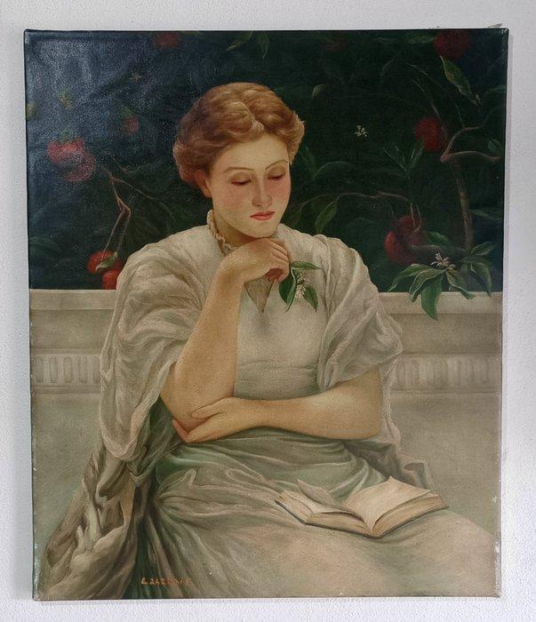 Scuola europea (XX), da Charles Edward Perugini - La donna, Antiek en Kunst, Kunst | Schilderijen | Klassiek