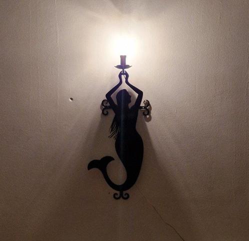 Applique murale - Fer forgé - Sirène, Antiek en Kunst, Kunst | Designobjecten