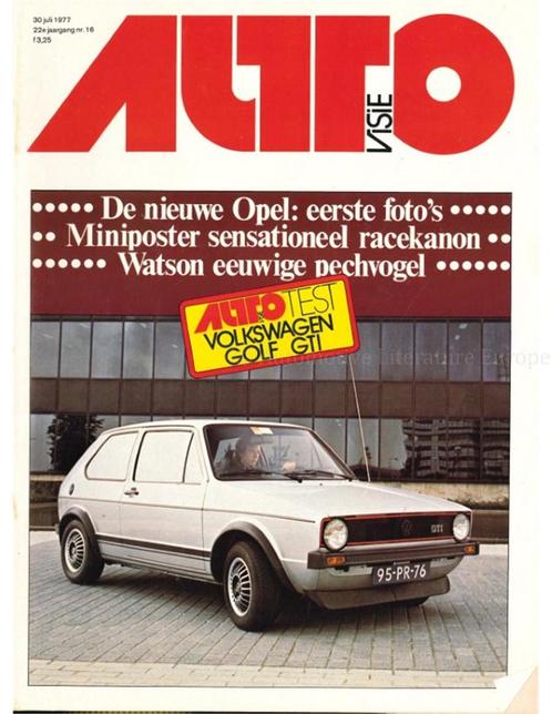 1977 AUTOVISIE MAGAZINE 14 NEDERLANDS, Boeken, Auto's | Folders en Tijdschriften