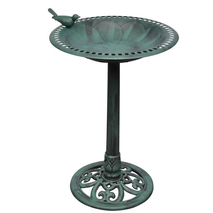 vidaXL Vogelbad met siervogel, Tuin en Terras, Vogelhuisjes en Vogelbaden, Nieuw, Verzenden